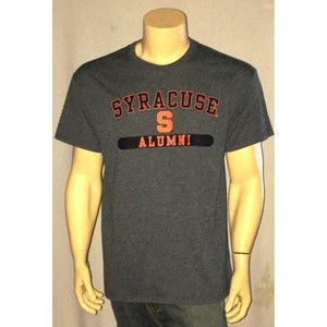 Syracuse University Alumni T Shirt Adult Large Heather Charcoal Gray Gildan